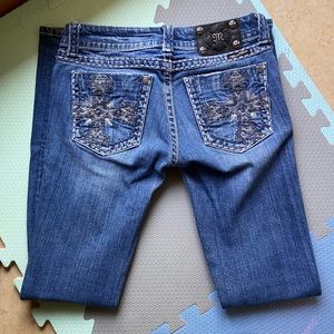 Cross Studded Miss Me Jeans